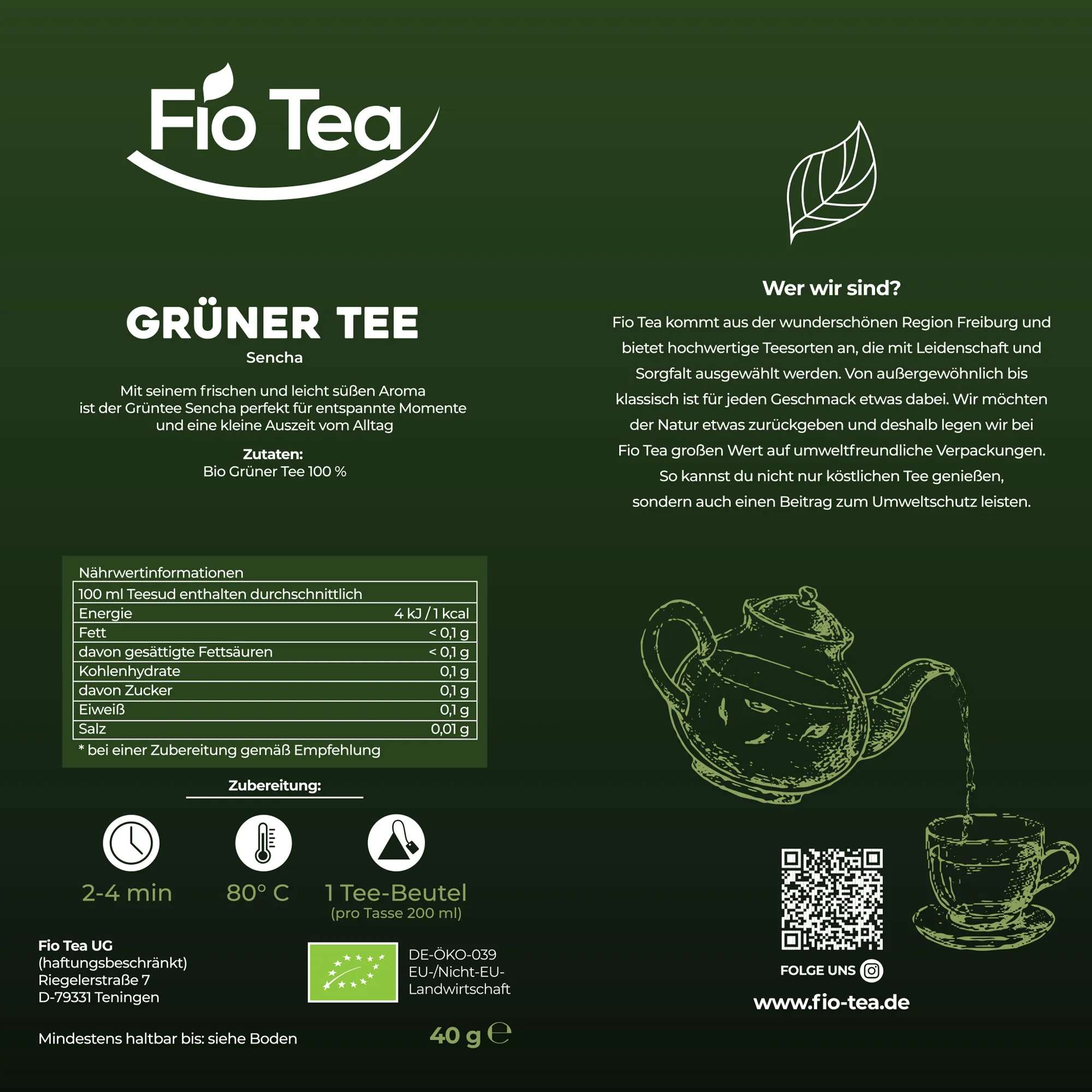 Bio Grüner Tee Sencha – Bild 5